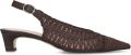 ZINDA Slingbacks Dames 3433 Raffia Bruin - Bruin
