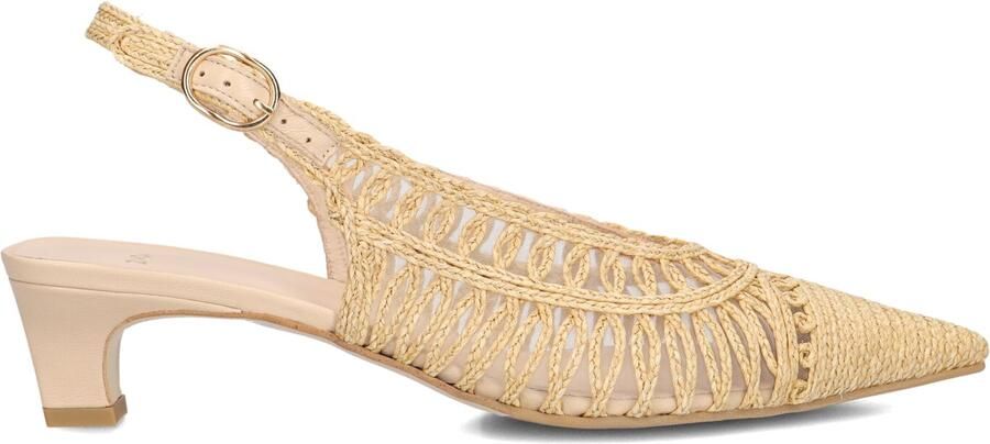 ZINDA Slingbacks Dames 3433 Maat: 37 Materiaal: Textiel Kleur: Beige