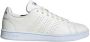 Adidas Advantage Heren Sneakers Cloud White Cloud White Trace Blue F17 - Thumbnail 2