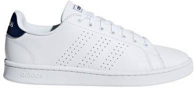 Adidas Advantage Heren Sneakers Ftwr White Dark Blue