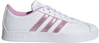 Adidas Vl Court 2.0 K Meisjes Sneakers Wit