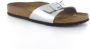 Birkenstock Zilveren Slide Sandalen Madrid Stijl Gray Dames - Thumbnail 7