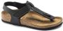 Birkenstock Kindersandalen Kairo HL Birko Flor Etroit Zwart Unisex - Thumbnail 7