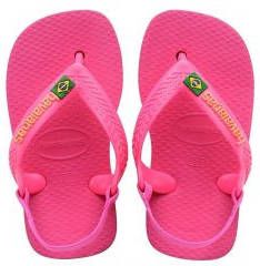 Havaianas Brasil Logo Baby Slippers Meisjes