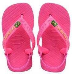 Havaianas Brasil Logo Baby Slippers Meisjes