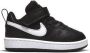 Nike Court Borough Low 2 Zwart Klittenband Sneakers - Thumbnail 5