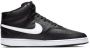 Nike Wmns Court Vision Mid Zwarte Sneaker 37 5 Zwart - Thumbnail 6