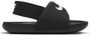 Nike Kawa Slide Baby Schoenen Black Leer 5 Foot Locker - Thumbnail 4
