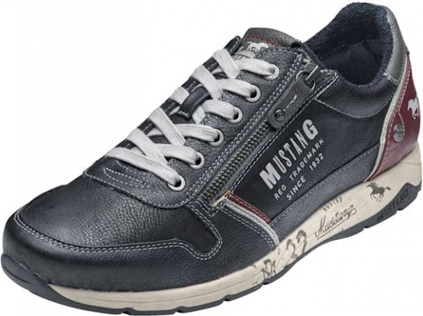 Mustang Shoes Sneakers met rits vrijetijdsschoen lage schoen veterschoen - Foto 8