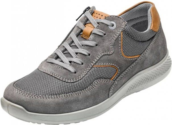 Naturläufer Veterschoen met praktische rits aan de binnenkant Grijs