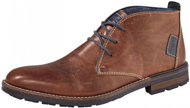 Rieker Veterboot Heren Bruin/Cognac - Schoenen.nl
