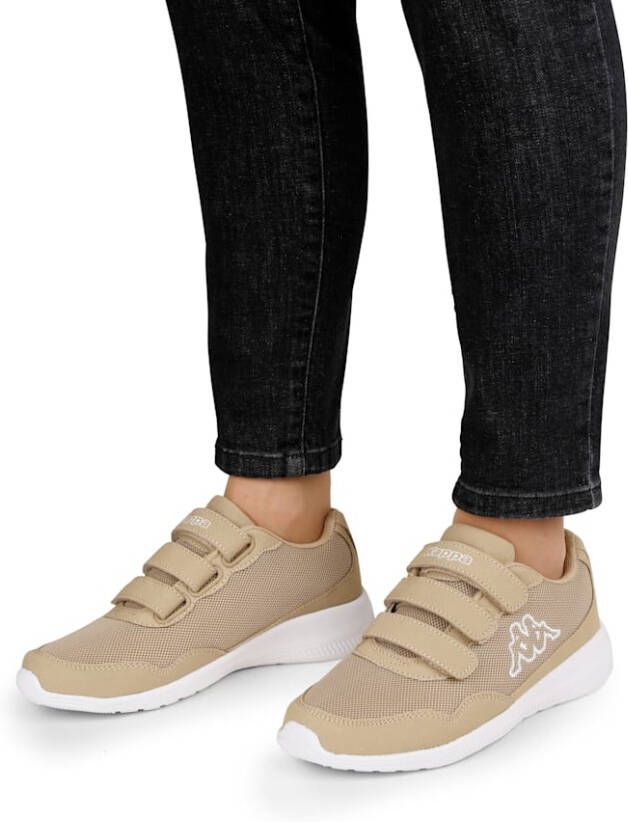 Kappa Sneaker met klittenband Beige