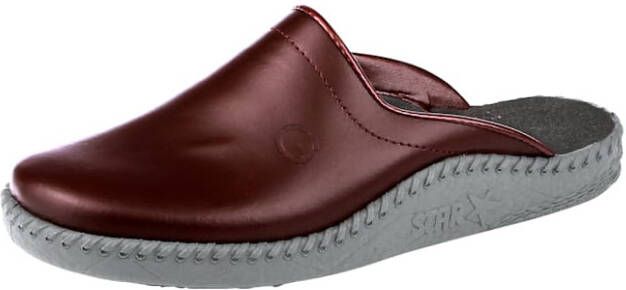 Naturläufer Pantoffel in fraaie look Bordeaux