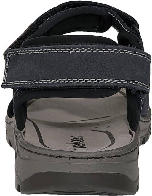 Rieker Sandaal met praktische klittenbanden Marine Bruin - Foto 6