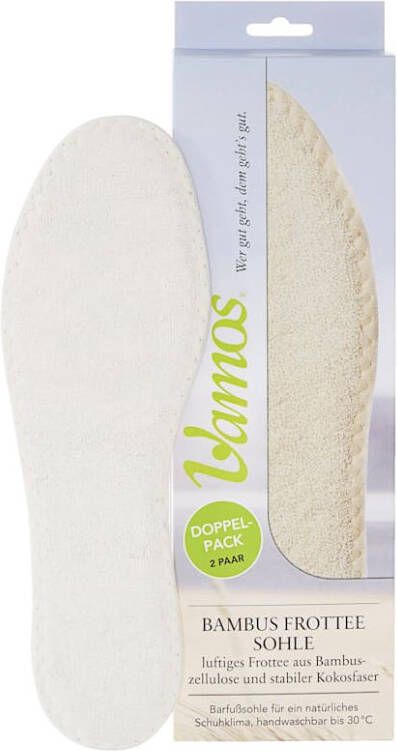 Vamos Bamboe inlegzolen van bamboe-badstof Beige