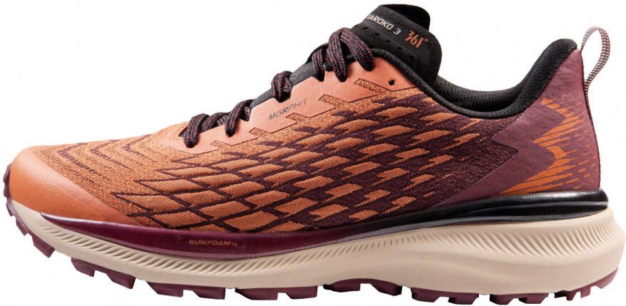 361° 361 Taroko 3 WR Dames wandelschoenen Waterbestendig outdoor loopschoenen Oranje Bordeaux - Foto 2