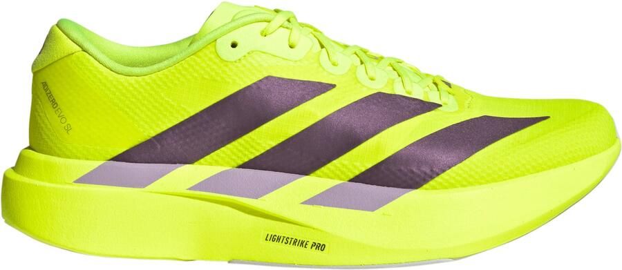 Adidas Adizero Evo SL Woven Hardloopschoenen geel purper - Foto 2
