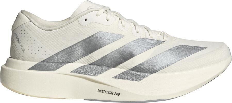 Adidas Adizero Evo SL Woven Hardloopschoenen grijs wit - Foto 2