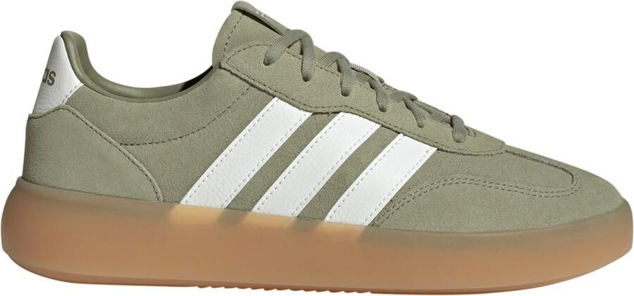 Adidas Sportswear Barreda Decode Lux leren sneakers grijsgroen ecru - Foto 6