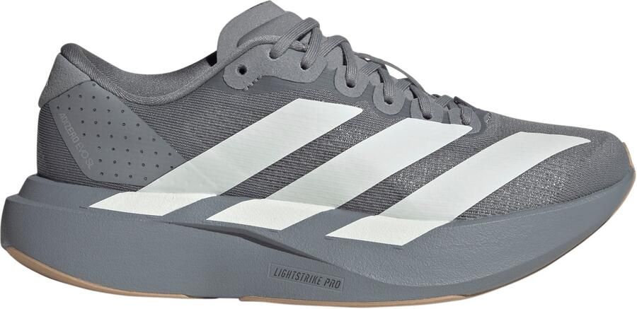 Adidas Junior's Adizero Evo SL Hardloopschoenen 2 3 grijs geel