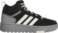 Adidas Junior's Hoops 4.0 Mid Winterschoenen zwart grijs - Zwart