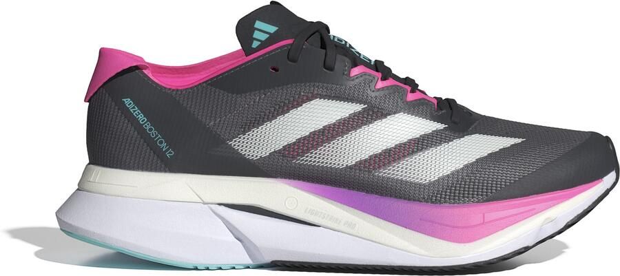 Adidas Women's Adizero Boston 12 Hardloopschoenen 2 3 grijs