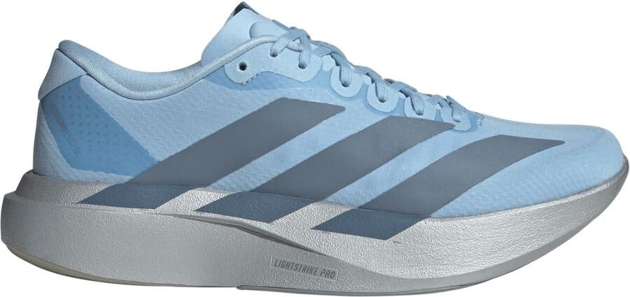 Adidas Women's Adizero Evo SL Woven Hardloopschoenen 1 3 clear sky grijs