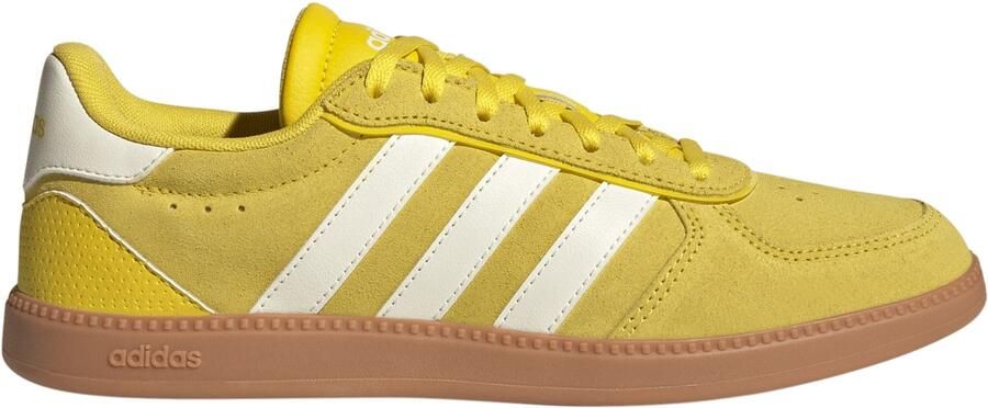 Adidas Women's Breaknet Sleek Suede Sneakers 1 3 beige geel - Foto 3