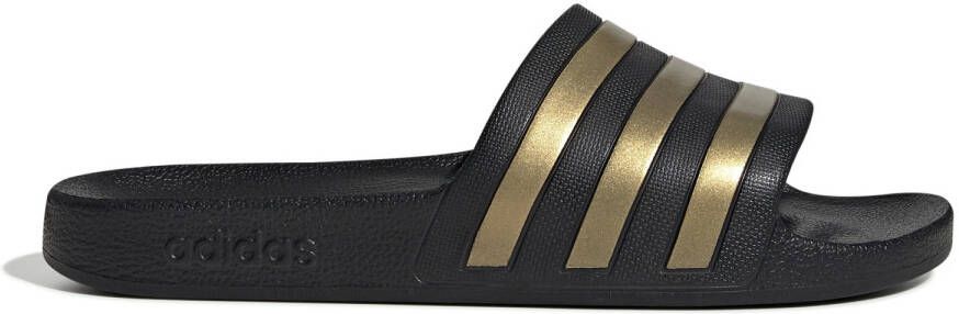 Adidas Sportswear Adilette Aqua slippers zwart goud - Foto 3