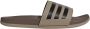 Adidas Adilette Comfort Sandalen 1 3 bruin beige - Thumbnail 1