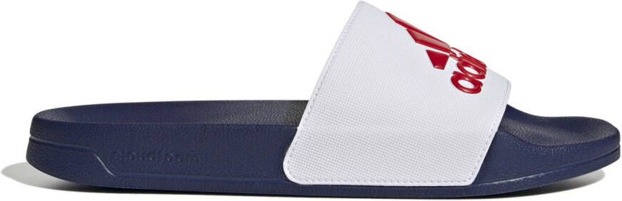 Adidas Adilette Shower Badge of Sport Cloudfoam Sandalen blauw - Foto 4