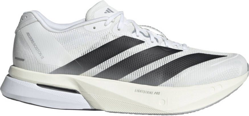 Adidas Adizero Boston 13 Hardloopschoenen wit grijs