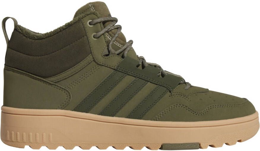 Adidas Hoops 4.0 Mid Winterschoenen 1 3 olijfgroen beige