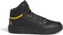 Adidas Sportswear Hoops Mid 3.0 sneakers zwart geel Imitatieleer 36 2 3 - Thumbnail 2