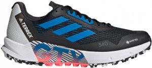 Adidas Terrex Agravic Flow 2.0 GORE TEX Trail Running Schoenen Core Black Blue Rush Turbo Heren