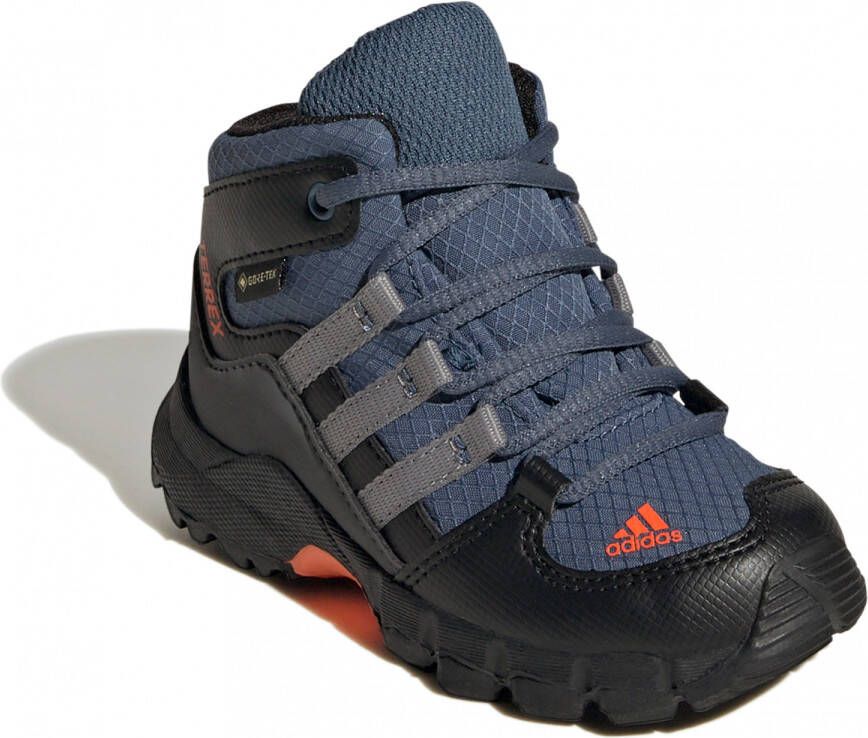 adidas Terrex Junior's Terrex GTX Mid Wandelschoenen blauw zwart