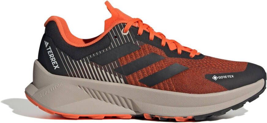 Adidas Terrex Soulstride Flow Goretex Trailrunningschoenen Oranje 1 3 Man