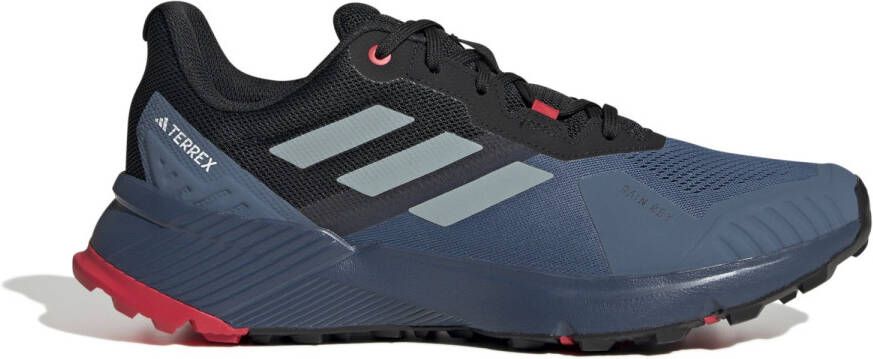 adidas Terrex Soulstride RAIN.RDY Trailrunningschoenen blauw