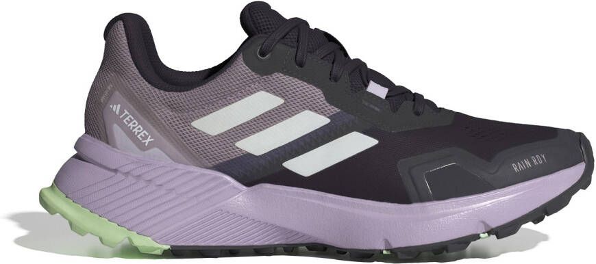 adidas Terrex Women's Terrex Soulstride RAIN.RDY Trailrunningschoenen grijs