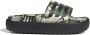 Adidas Sportswear adilette Platform Badslippers Dames Groen - Thumbnail 2