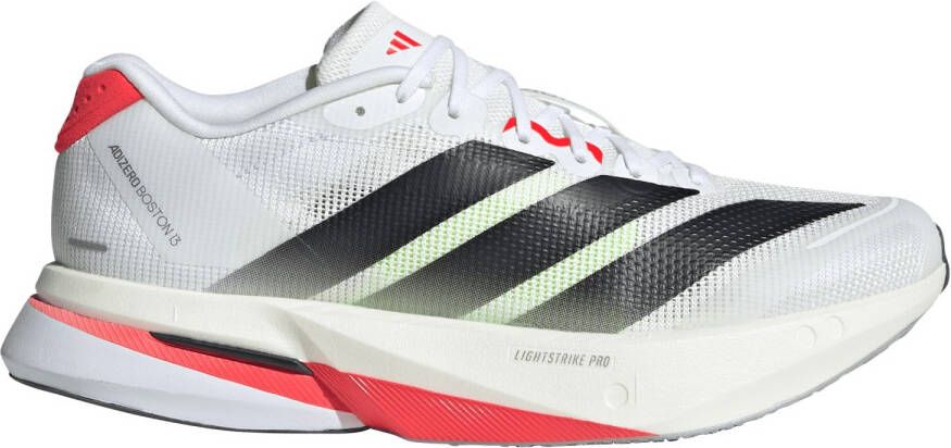 Adidas Adizero Boston 13 Dames Schoenen Wit Maat: 37 1 3 Mesh Synthetisch Foot Locker