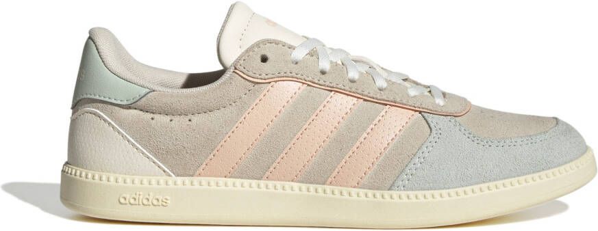 Adidas Women's Breaknet Sleek Suede Sneakers beige