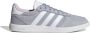 Adidas Breaknet suede dames sneakers grijs wit Echt leer Uitneembare zool - Thumbnail 3