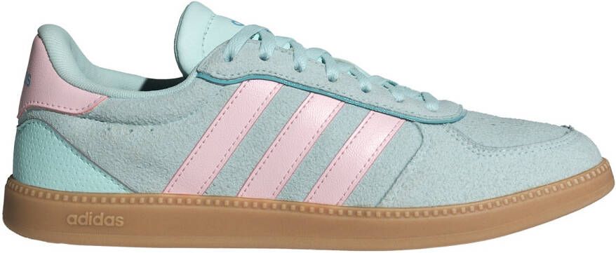 Adidas Women's Breaknet Sleek Suede Sneakers grijs