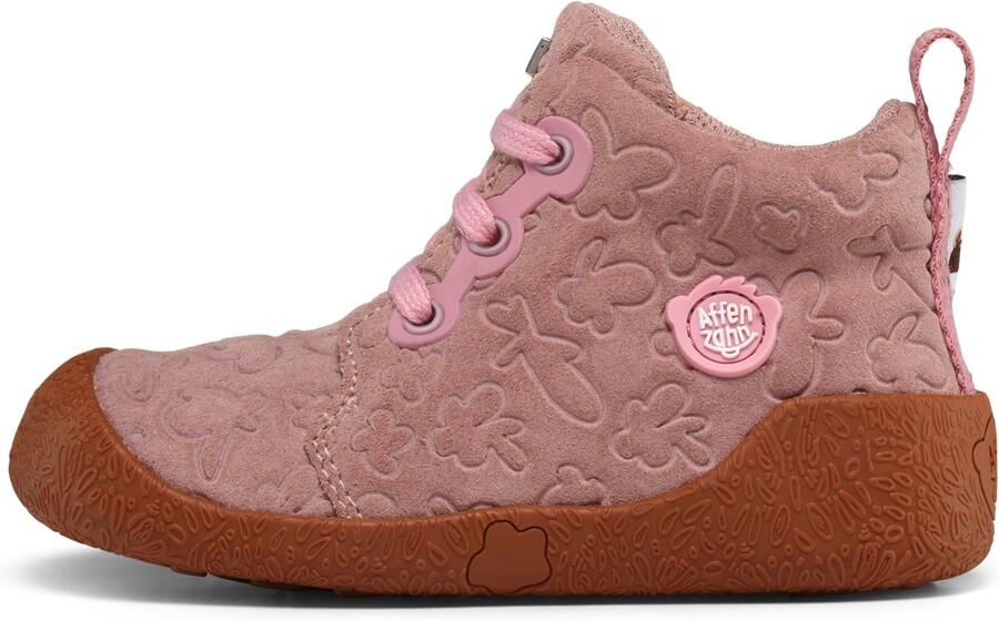 Affenzahn Kid's Lauflerner Leder Starty Barefootschoenen bruin