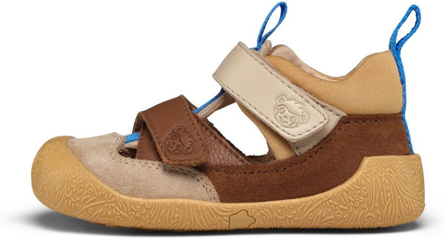 Affenzahn Kid's Lauflerner Sandale Leder Freely Sandalen beige bruin