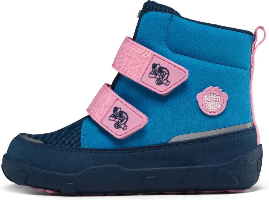 Affenzahn Kid's Mid Boot Chamude Comfy Winterschoenen blauw