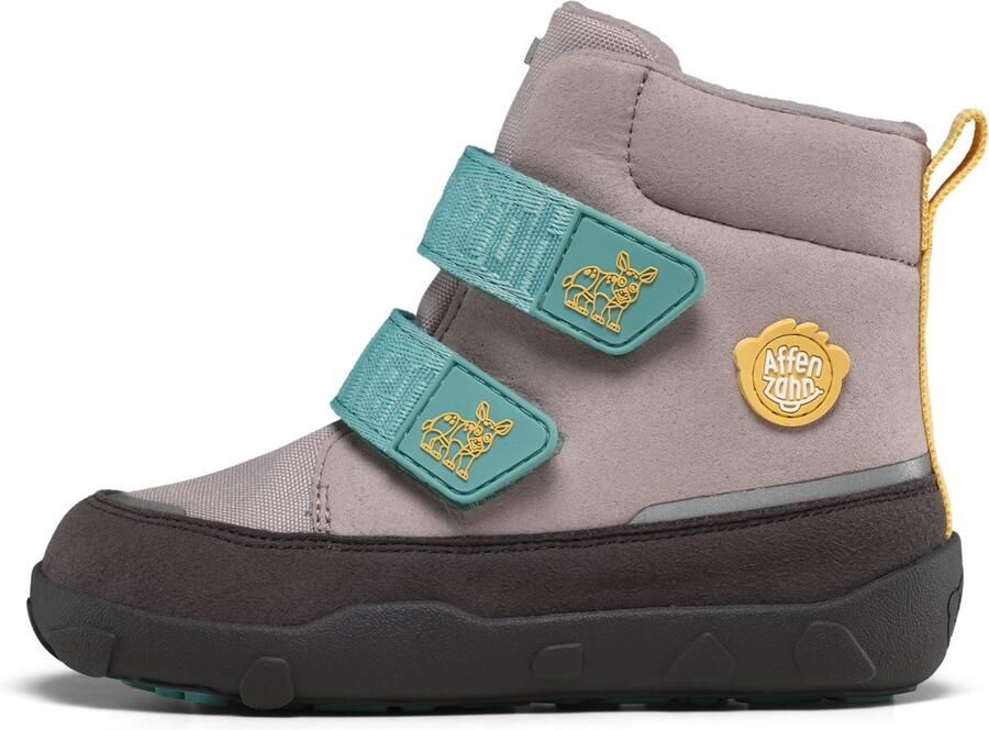 Affenzahn Kid's Mid Boot Chamude Comfy Winterschoenen grijs