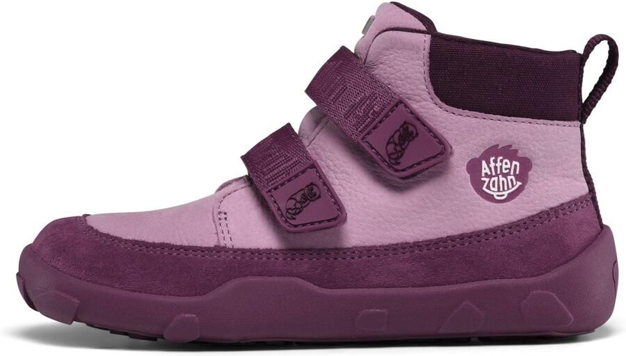 Affenzahn Kid's Übergangsschuh Leder Friendy Barefootschoenen purper
