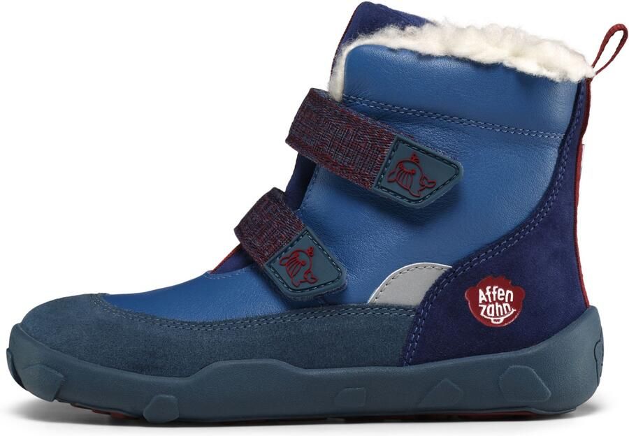 Affenzahn Kid's Winterstiefel Leder Winty Winterschoenen blauw - Foto 2